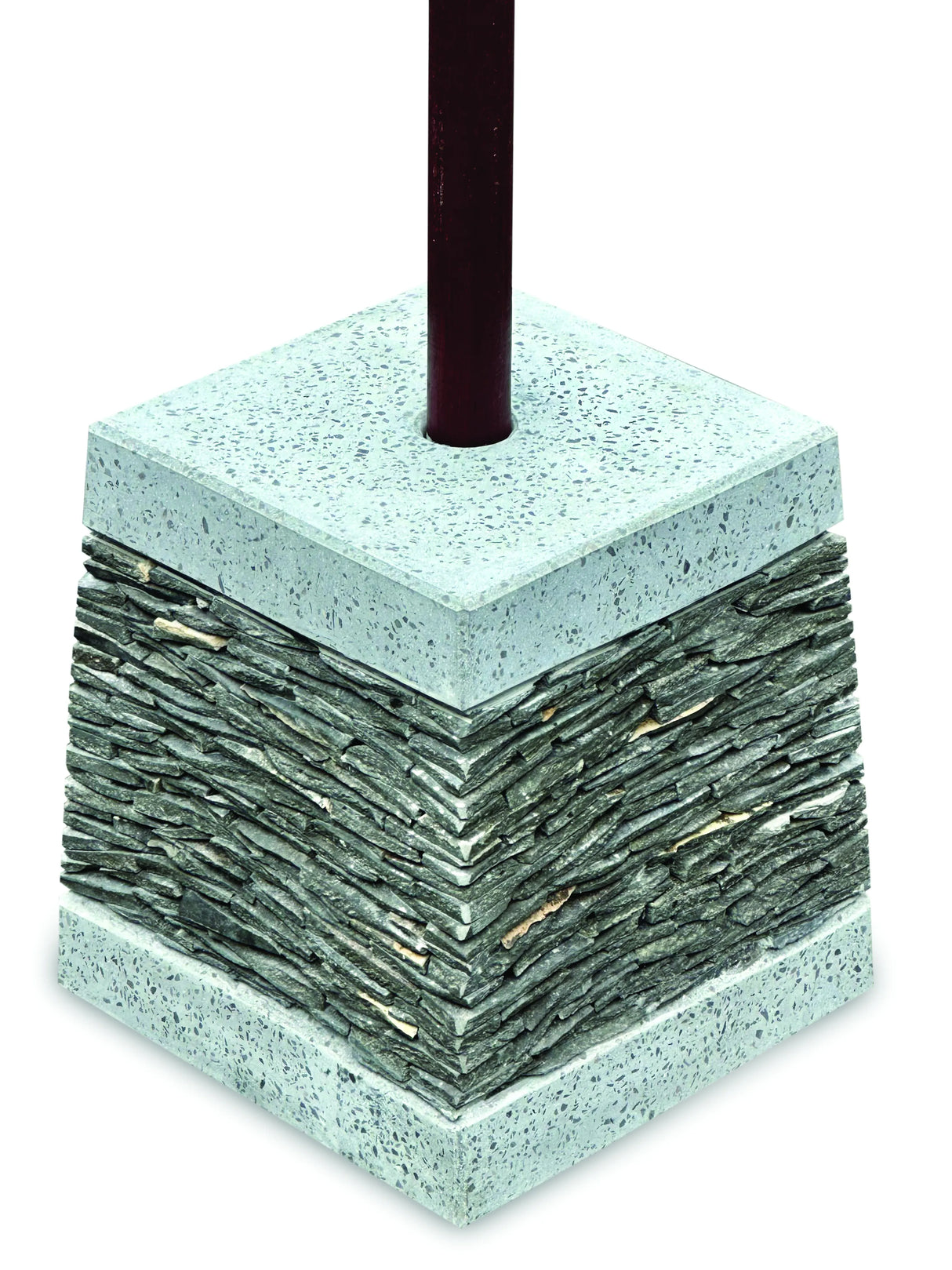 Bali Parasol Base With Terrazzo And Slate Large
