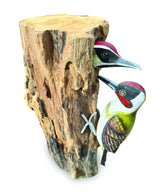 Woodpecker And Chick 28cm (Please Order In Multiples Of 2)