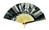 Bali Batik Fabric Folding Fans 30cm (Pack Of 10 Random Mixed Colours)