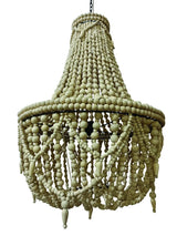 Artisan Beaded Lampshade 50x50x65cm Bali Sand