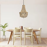 Artisan Beaded Lampshade 50x50x65cm Bali Sand