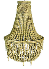 Artisan Beaded Lampshade 50x50x65cm Bali Sand