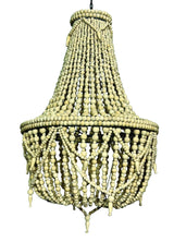 Artisan Beaded Lampshade 50x50x65cm Bali Sand