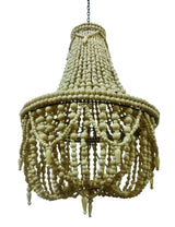 Artisan Beaded Lampshade 50x50x65cm Bali Sand