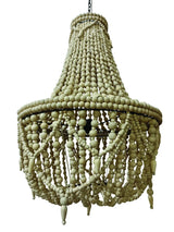Artisan Beaded Lampshade 50x50x65cm Bali Sand
