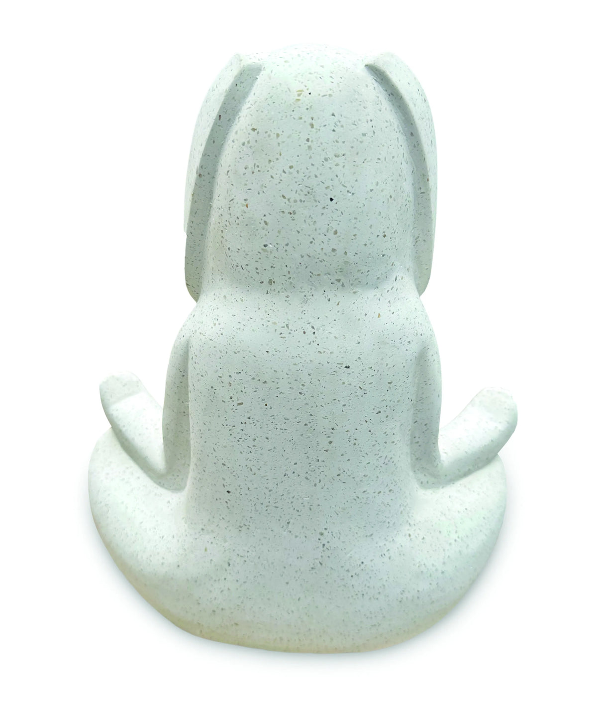 Terrazzo Stone Yoga Bunny Lotus Pose Statue 30cm