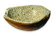 Circles Inlay Coconut Shell Bowl Off White