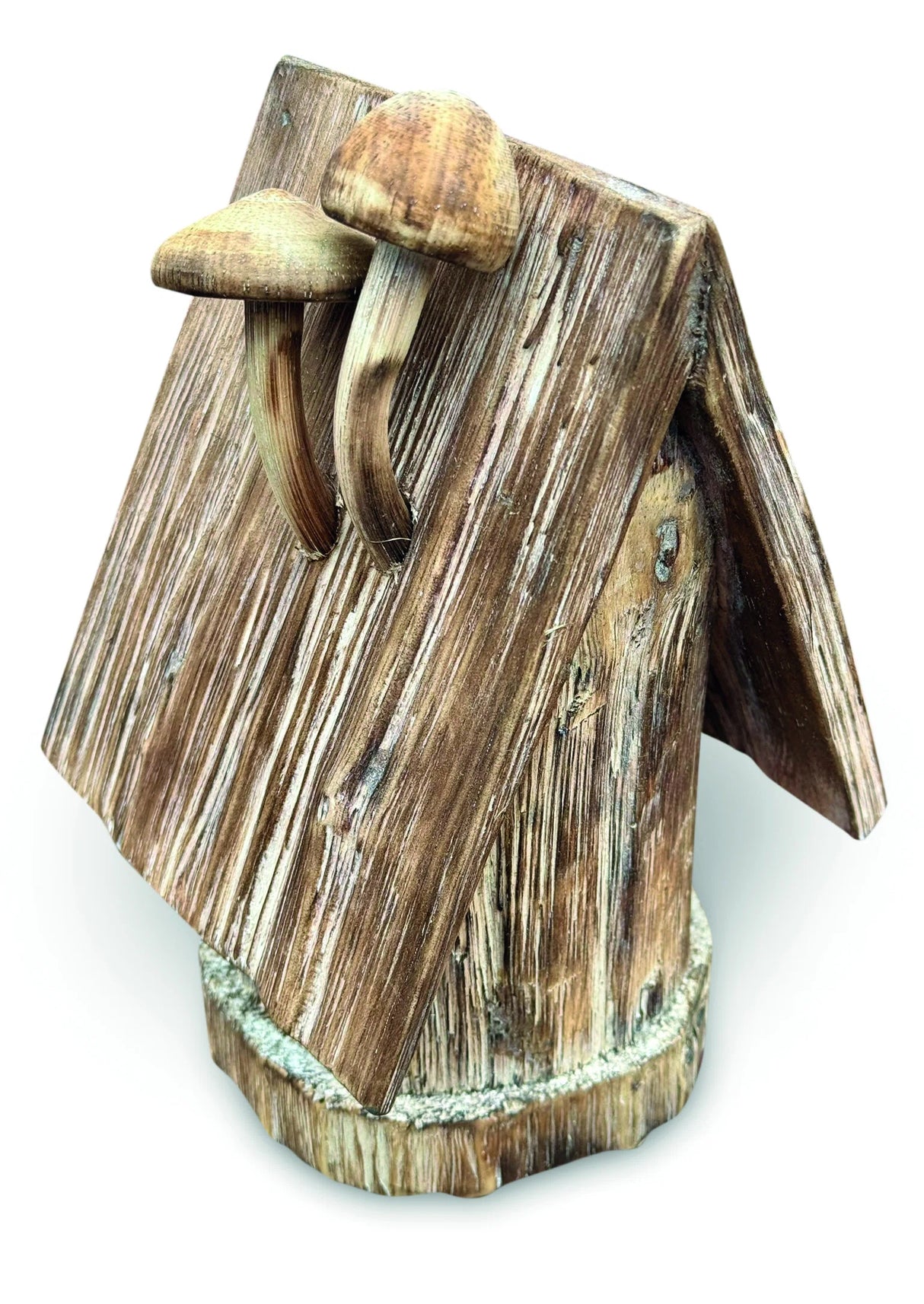 Enchanted Fairy Mushroom Log Cabin