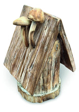 Enchanted Fairy Mushroom Log Cabin