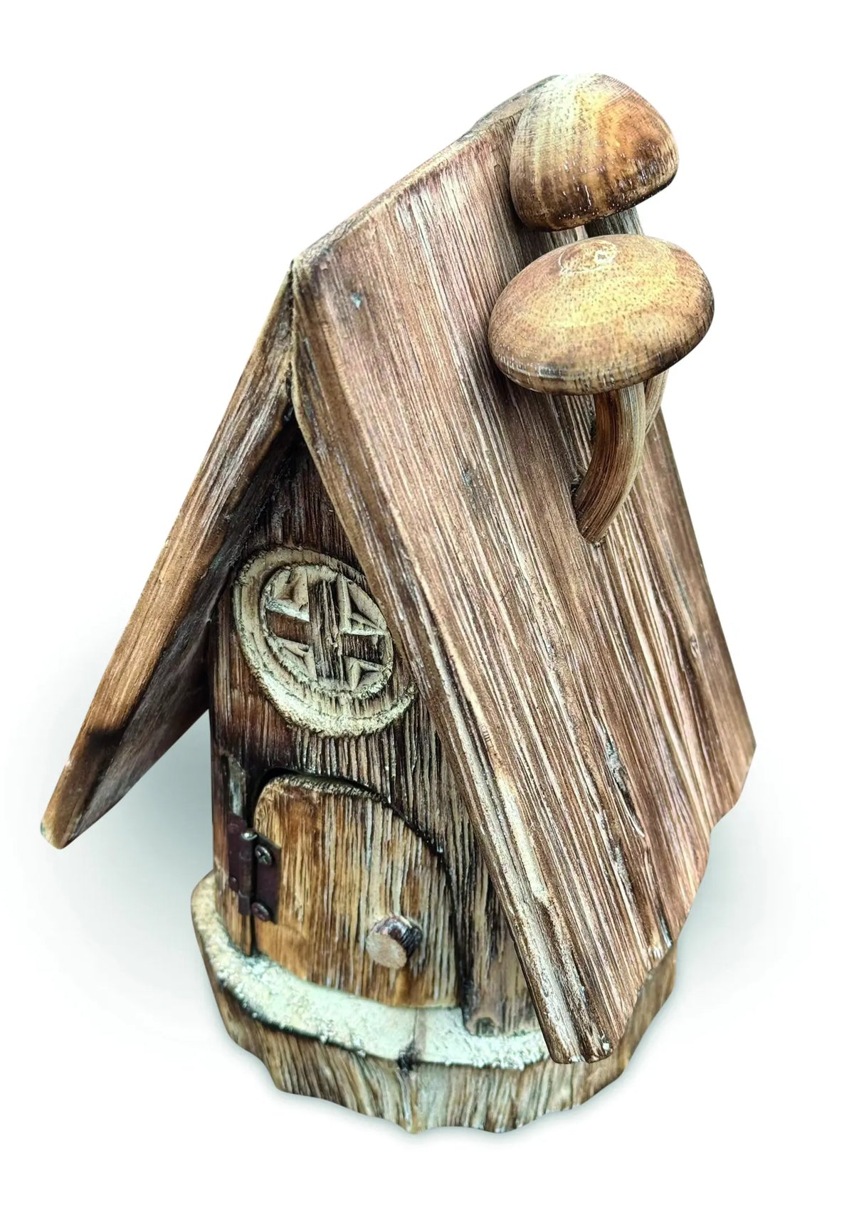 ENCHANTED FAIRY MUSHROOM LOG CABIN