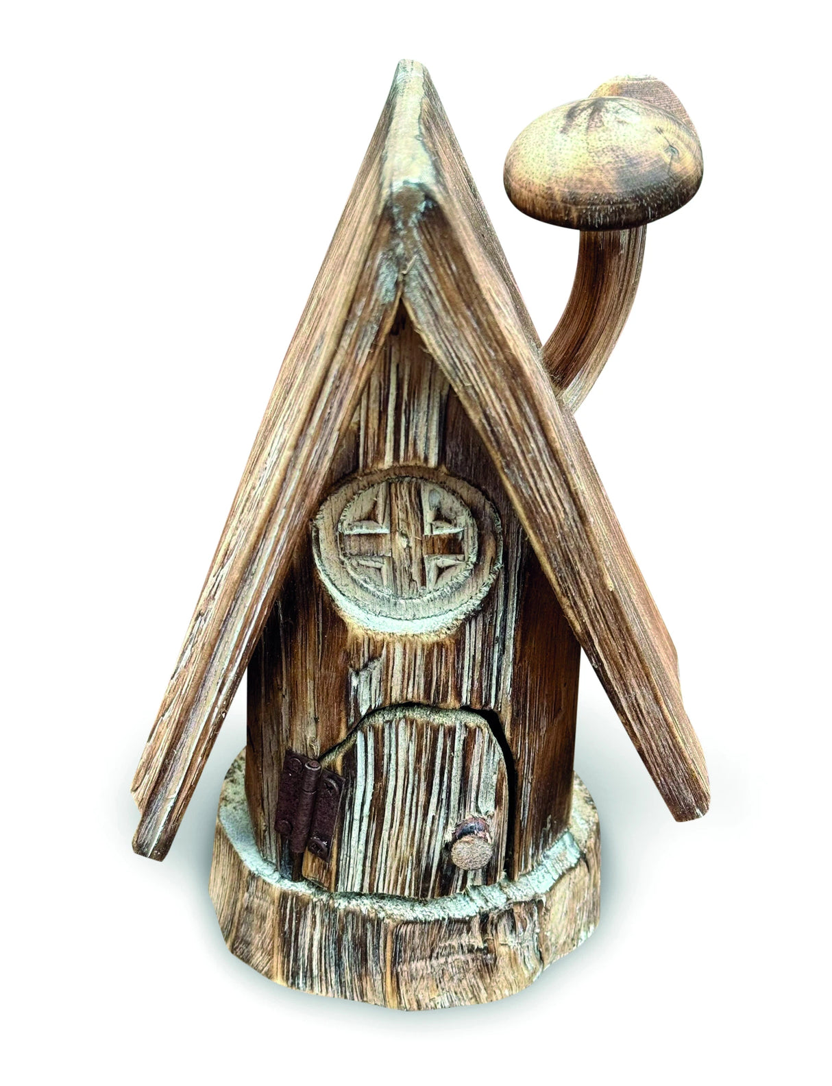Enchanted Fairy Mushroom Log Cabin