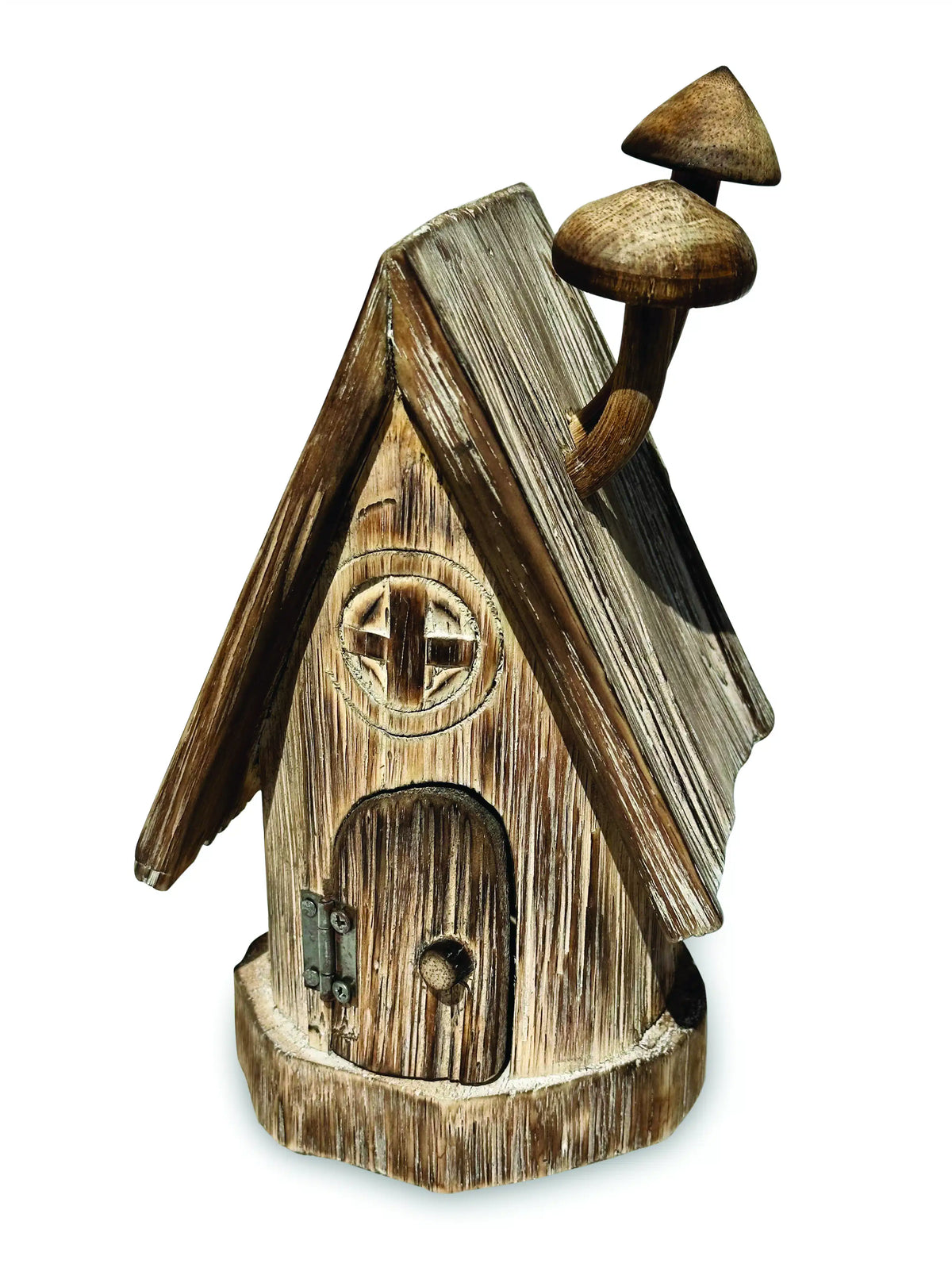Enchanted Fairy Mushroom Log Cabin