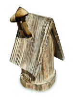 ENCHANTED FAIRY MUSHROOM LOG CABIN