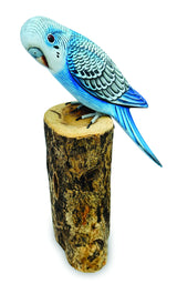 Blue Budgie 20cm (Please Order In Mutiples Of 2)
