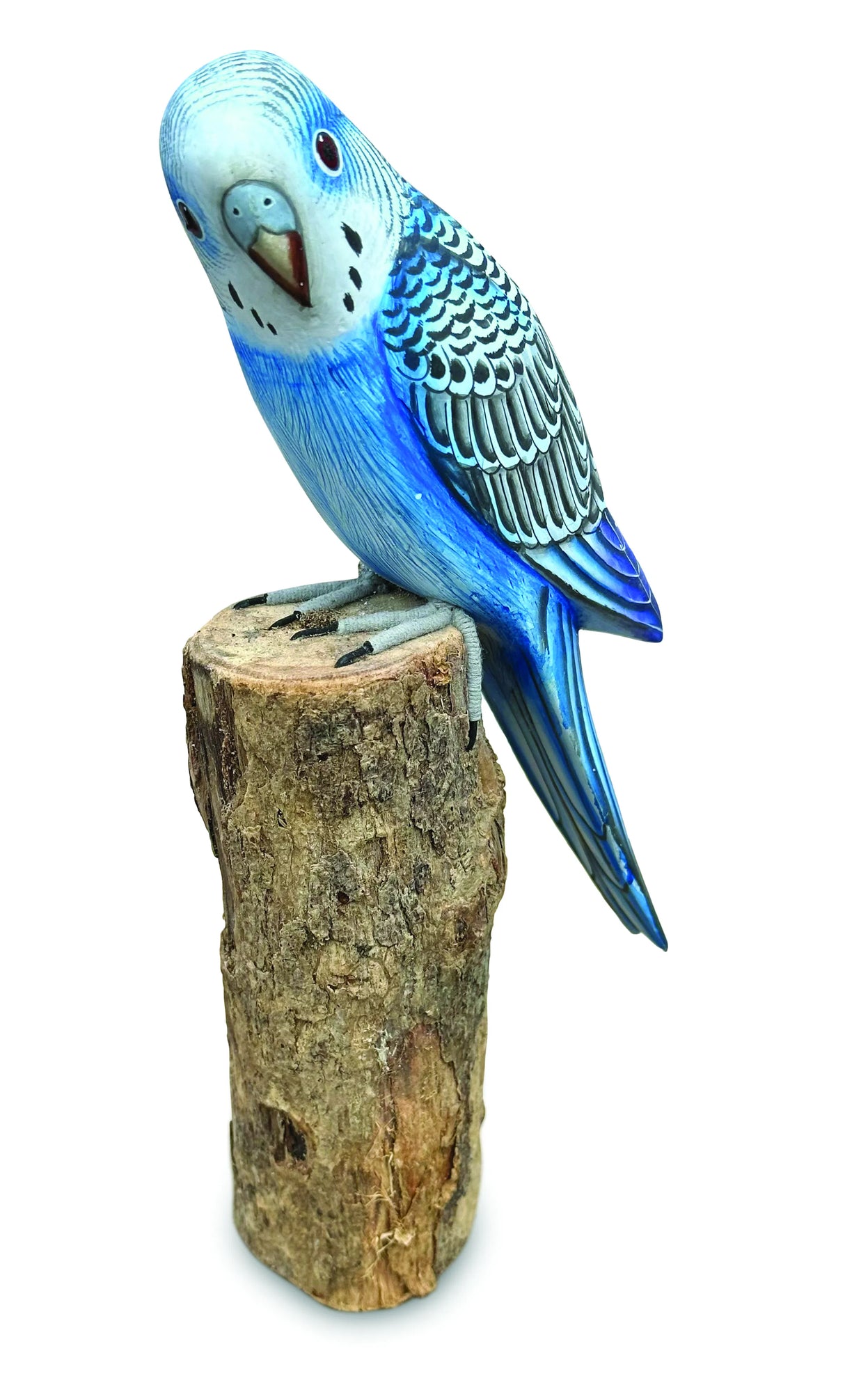 Blue Budgie 20cm (Please Order In Mutiples Of 2)