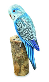 Blue Budgie 20cm (Please Order In Mutiples Of 2)