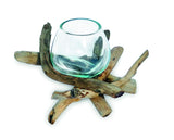 Driftwood With Molten Glass Bowl 10cm