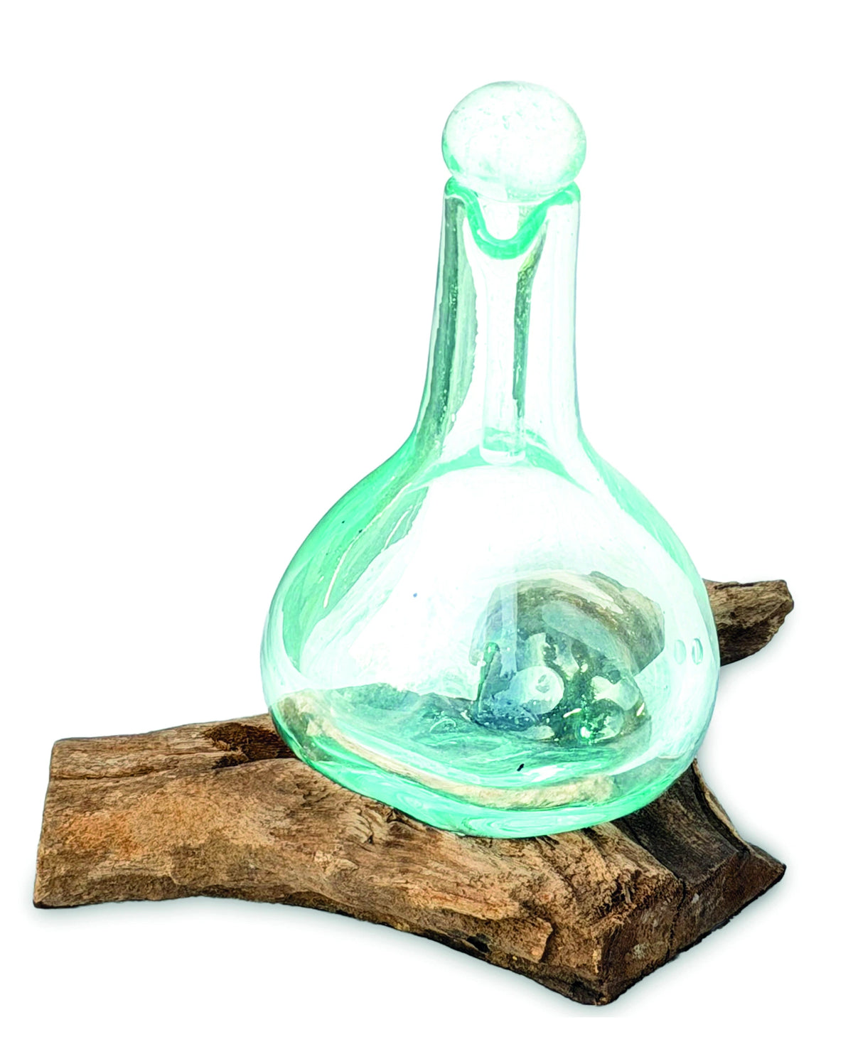 Root Molten Glass Baby Decanter/Oil & Vinegar Bottle