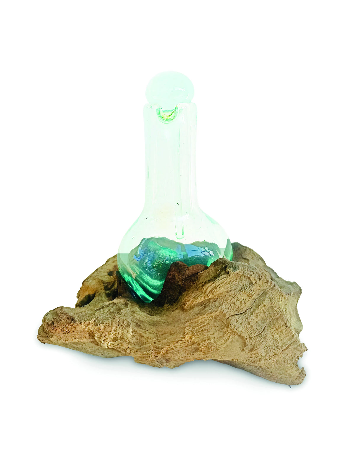 Root Molten Glass Baby Decanter/Oil & Vinegar Bottle