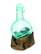 Root Molten Glass Baby Decanter/Oil & Vinegar Bottle