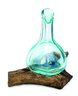 Root Molten Glass Baby Decanter/Oil & Vinegar Bottle