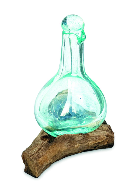 Root Molten Glass Baby Decanter/Oil & Vinegar Bottle