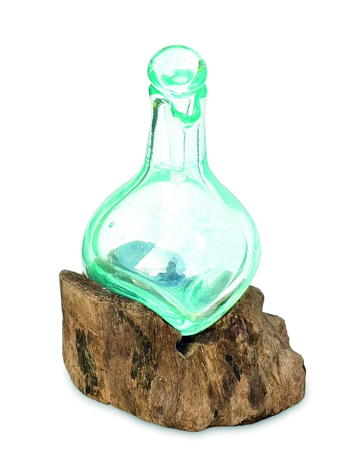 Root Molten Glass Baby Decanter/Oil & Vinegar Bottle