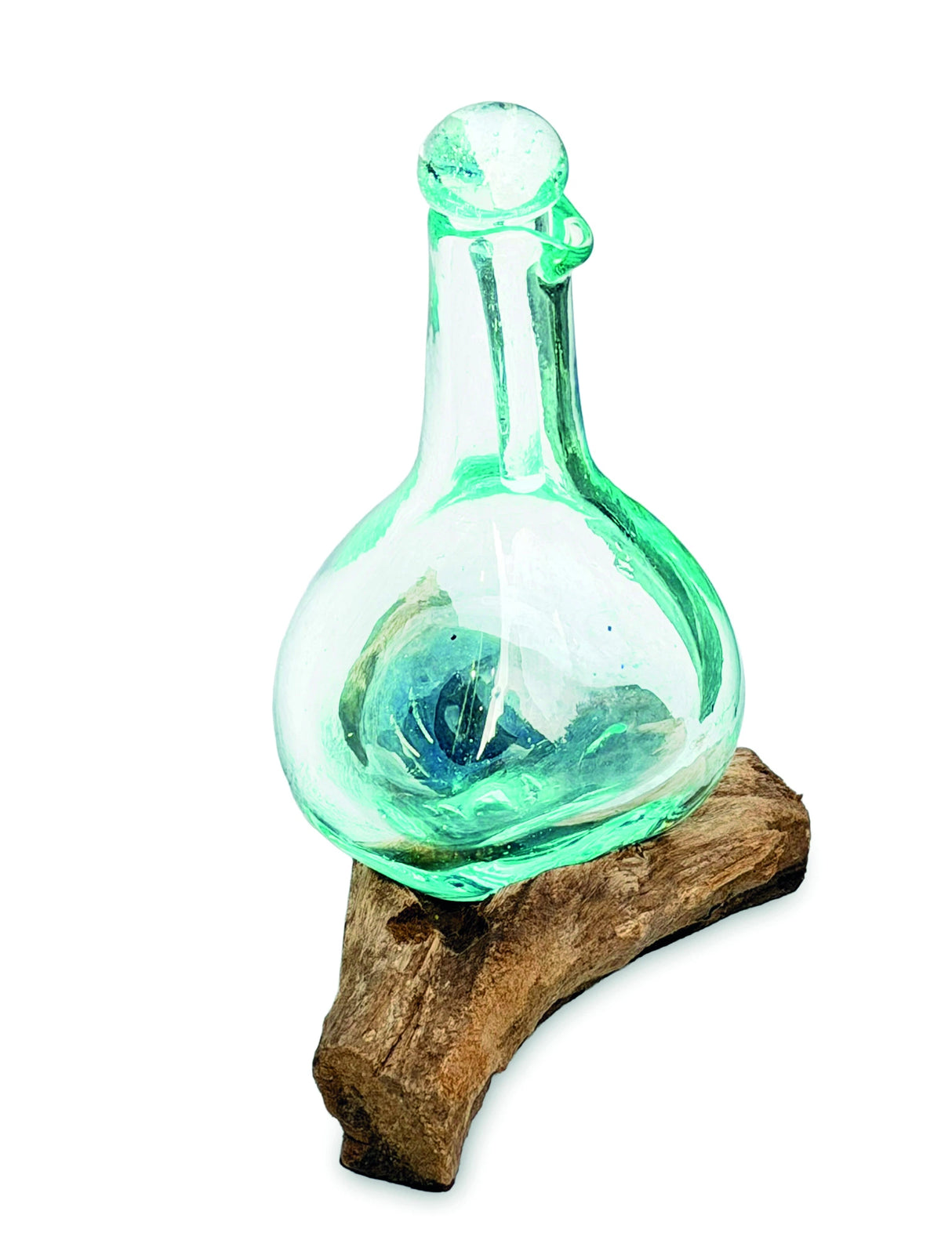 Root Molten Glass Baby Decanter/Oil & Vinegar Bottle