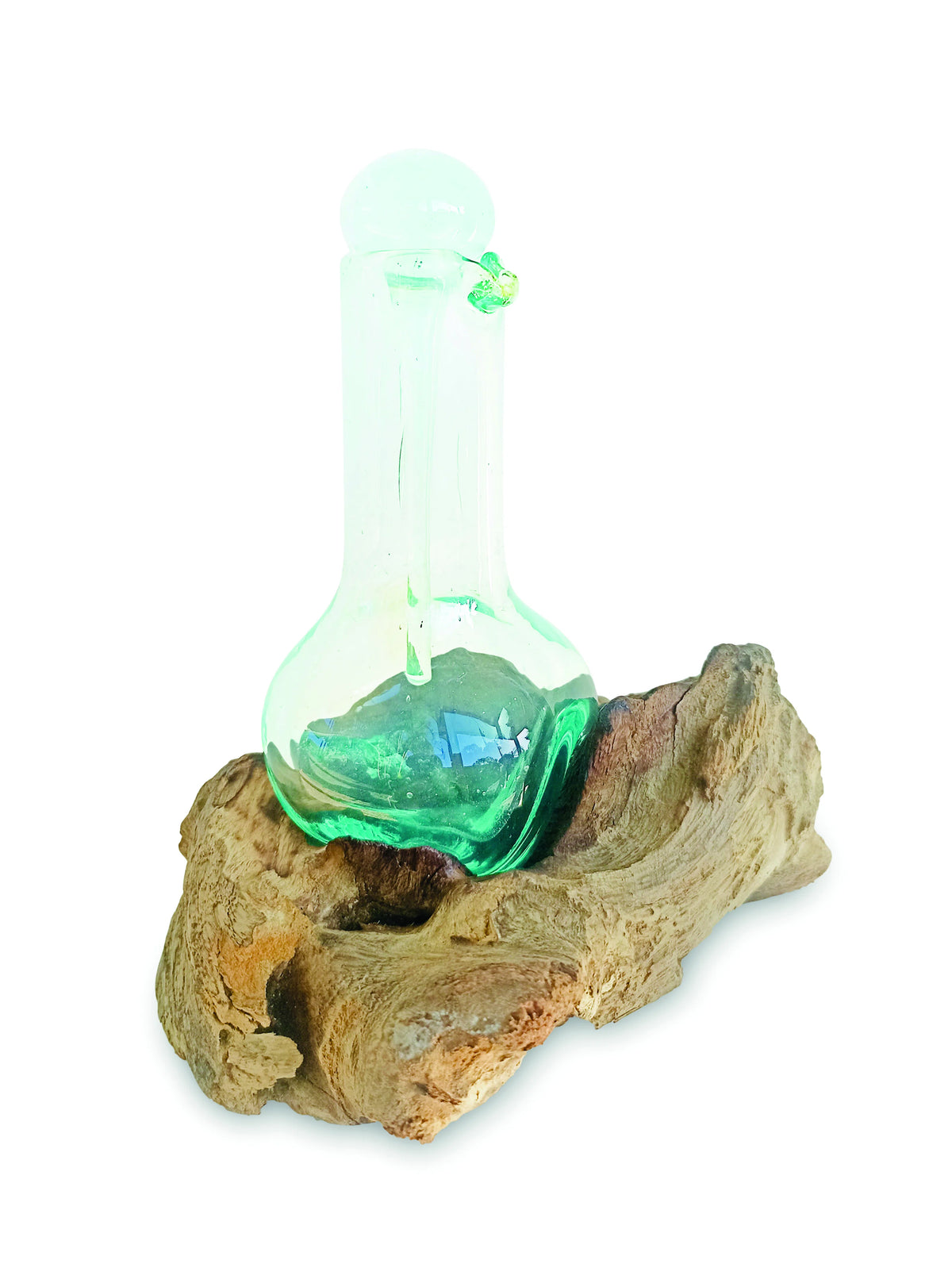 Root Molten Glass Baby Decanter/Oil & Vinegar Bottle