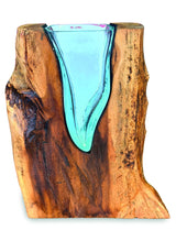 Rectangle Molten Lava Glass Vase 30cm