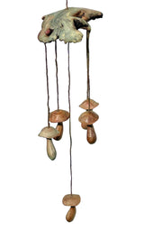 Wild Mushroom Sculpture Silent Wind Chime
