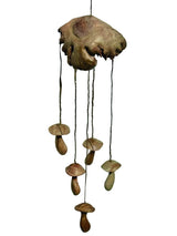 Wild Mushroom Sculpture Silent Wind Chime