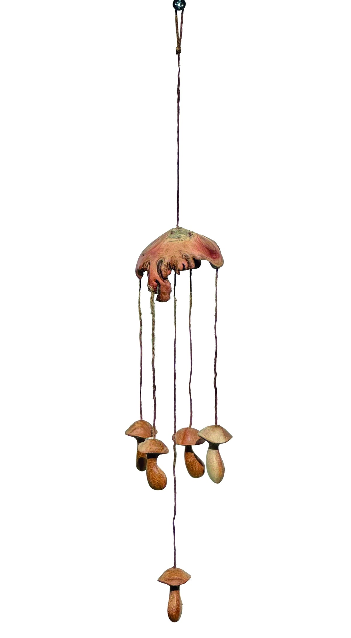 Wild Mushroom Sculpture Silent Wind Chime