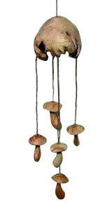 Wild Mushroom Sculpture Silent Wind Chime