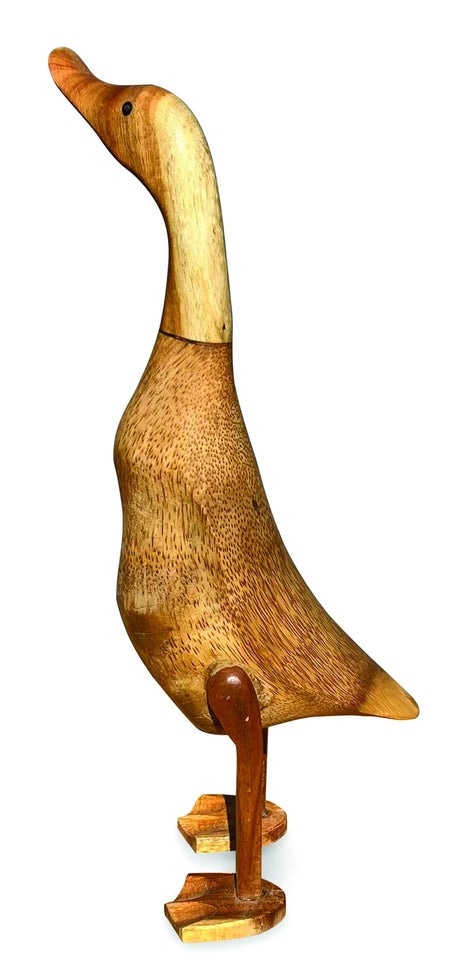 SMOOTH DUCK NATURAL 45cm LARGE, SET OF 3