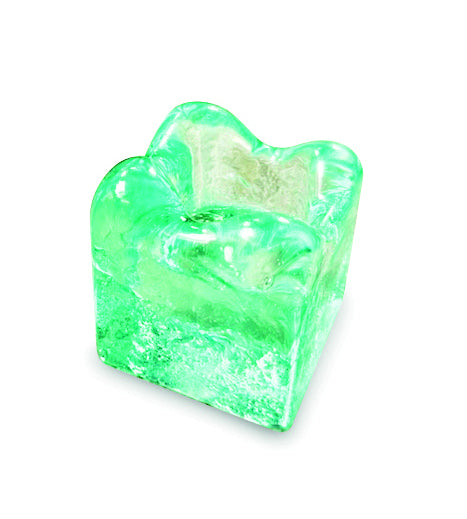 ICE CUBE TEA LIGHT HOLDER 7x7cm