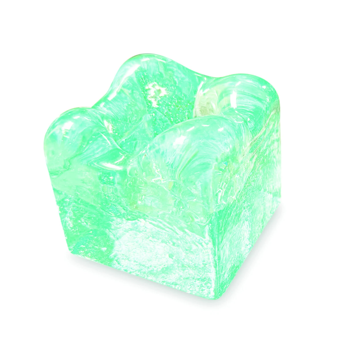 ICE CUBE TEA LIGHT HOLDER 8x8cm
