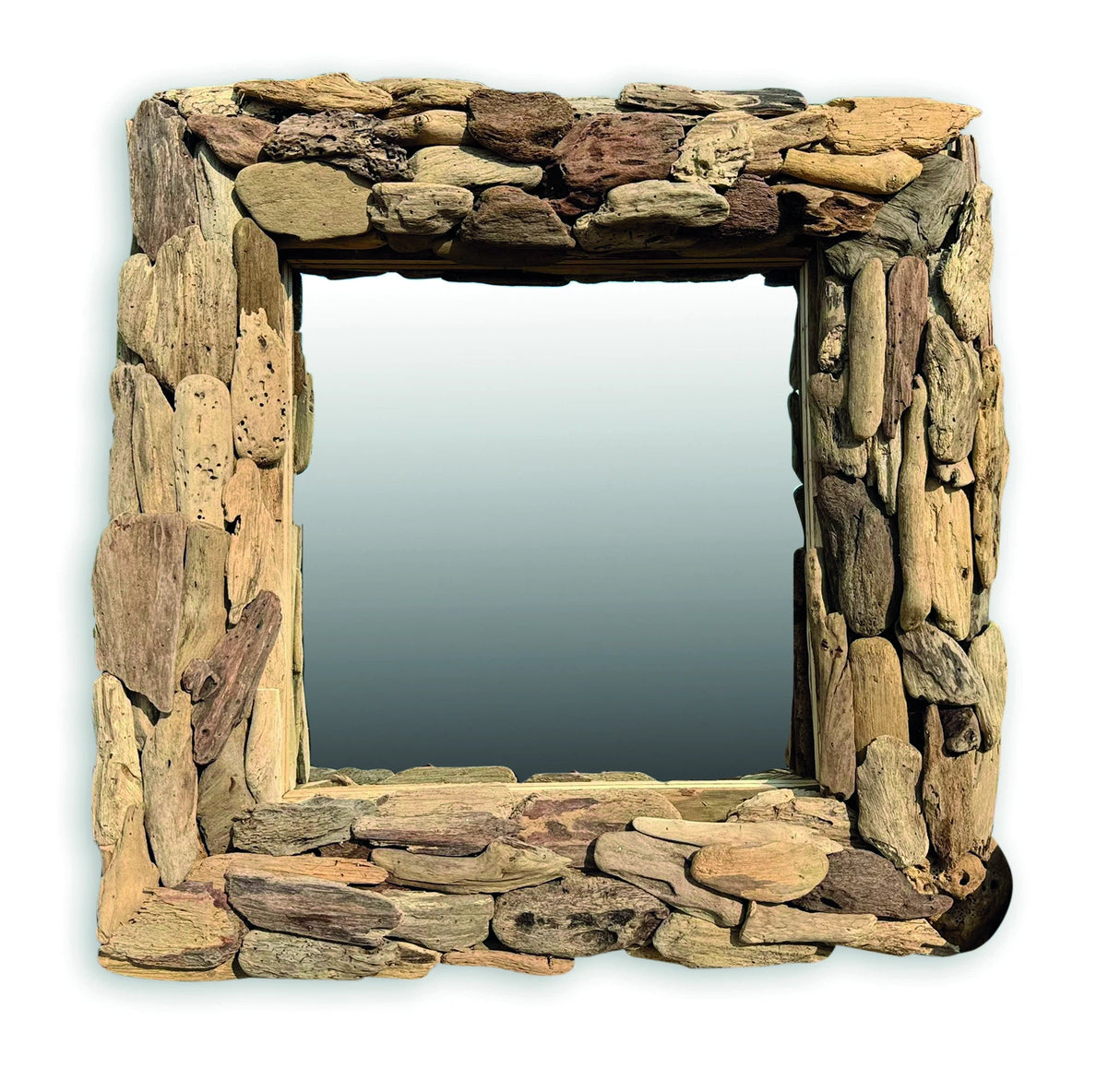 Beachcomber Square Mirror 60cm