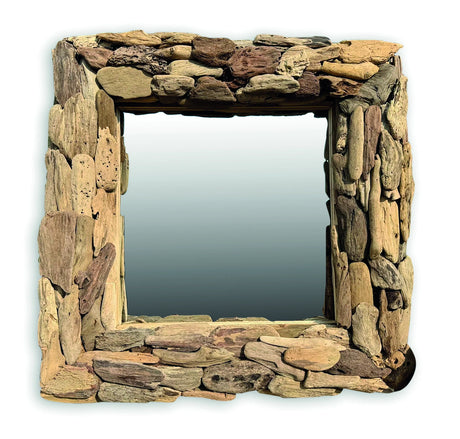 Beachcomber Square Mirror 60cm