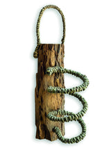 Driftwood & Rope Wine Holder Wall Hanging