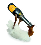 White Fluffy Drunken Daisy Duck