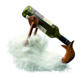 White Fluffy Drunken Daisy Duck