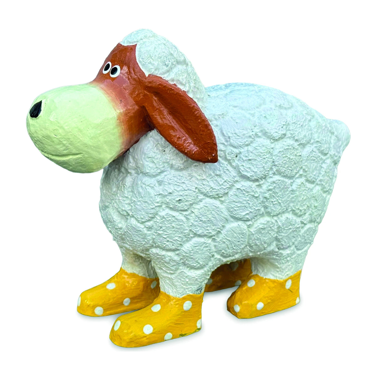 Sheep With Yellow Boots