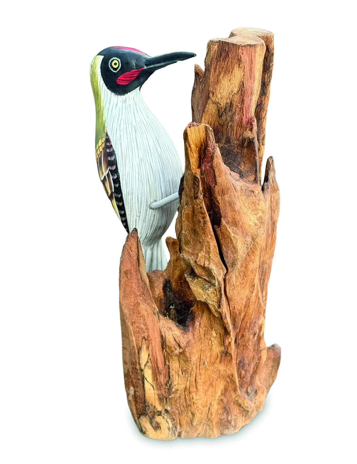 Green Woodpecker On Tree 25cm