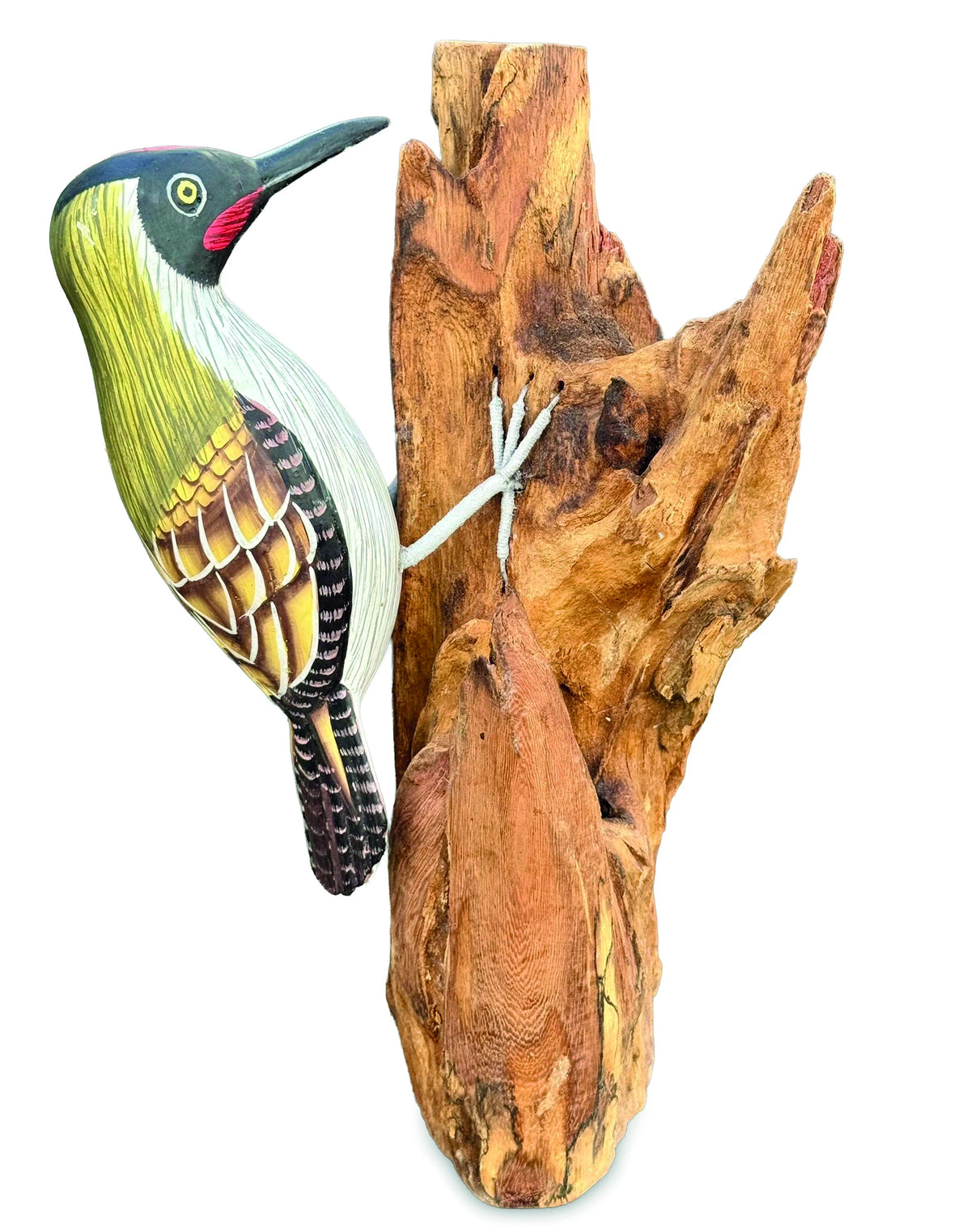 Green Woodpecker On Tree 25cm