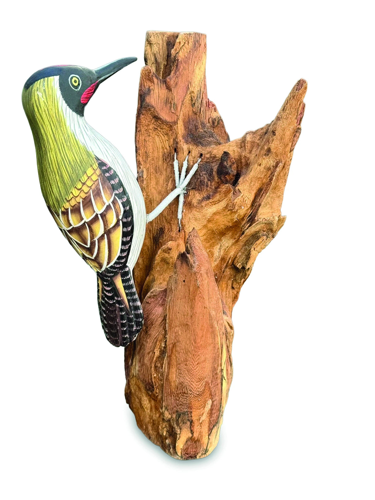 Green Woodpecker On Tree 25cm