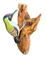 Green Woodpecker On Tree 25cm