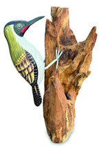 Green Woodpecker On Tree 25cm