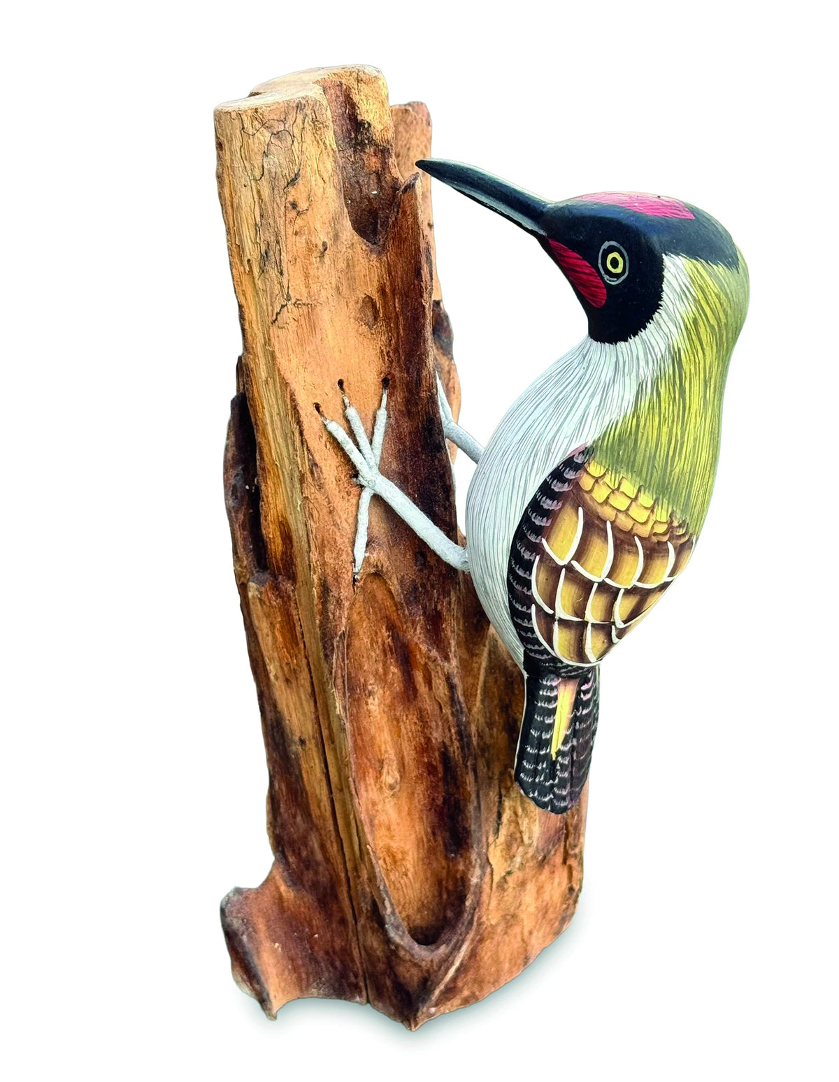 Green Woodpecker On Tree 25cm