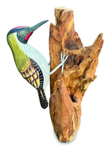 Green Woodpecker On Tree 25cm